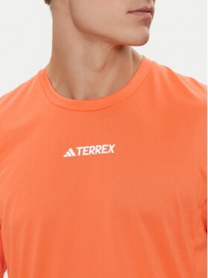 adidas T-Shirt Terrex Multi T-Shirt HZ6259 Pomarańczowy Regular Fit