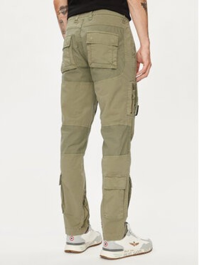 Aeronautica Militare Spodnie materiałowe 241PA1387CT1493 Zielony Regular Fit