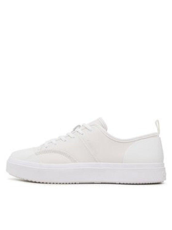 Calvin Klein Trampki Low Top Lace Up Lth HM0HM01045 Biały