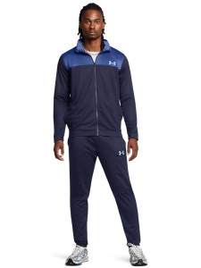 Komplet dresowy męski Under Armour UA Emea Tracksuit Novelty - granatowy