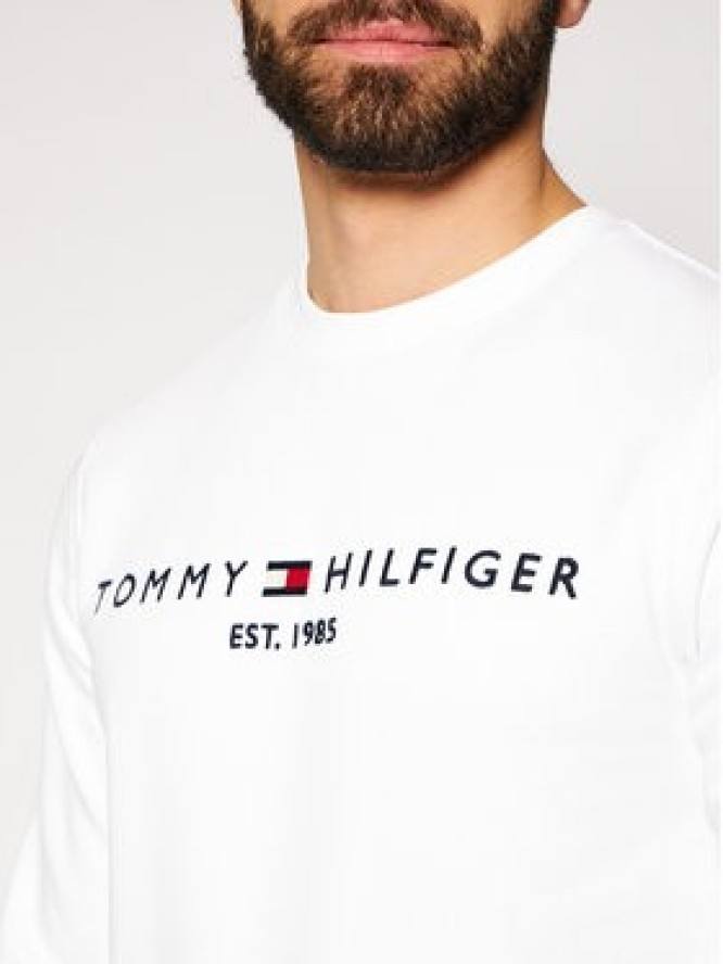 Tommy Hilfiger Bluza Logo MW0MW11596 Biały Regular Fit