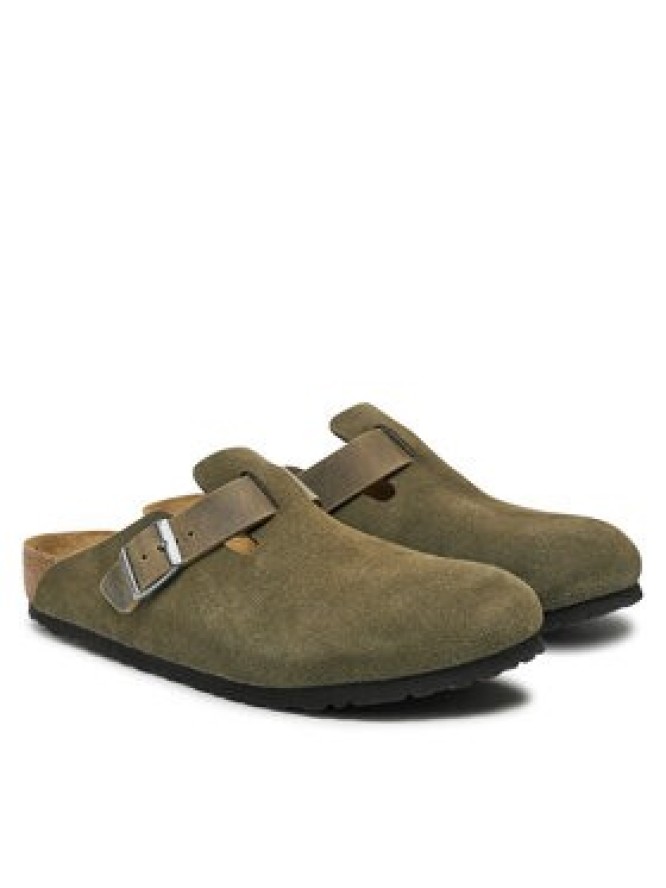 Birkenstock Klapki Boston Leve 1028067 Zielony