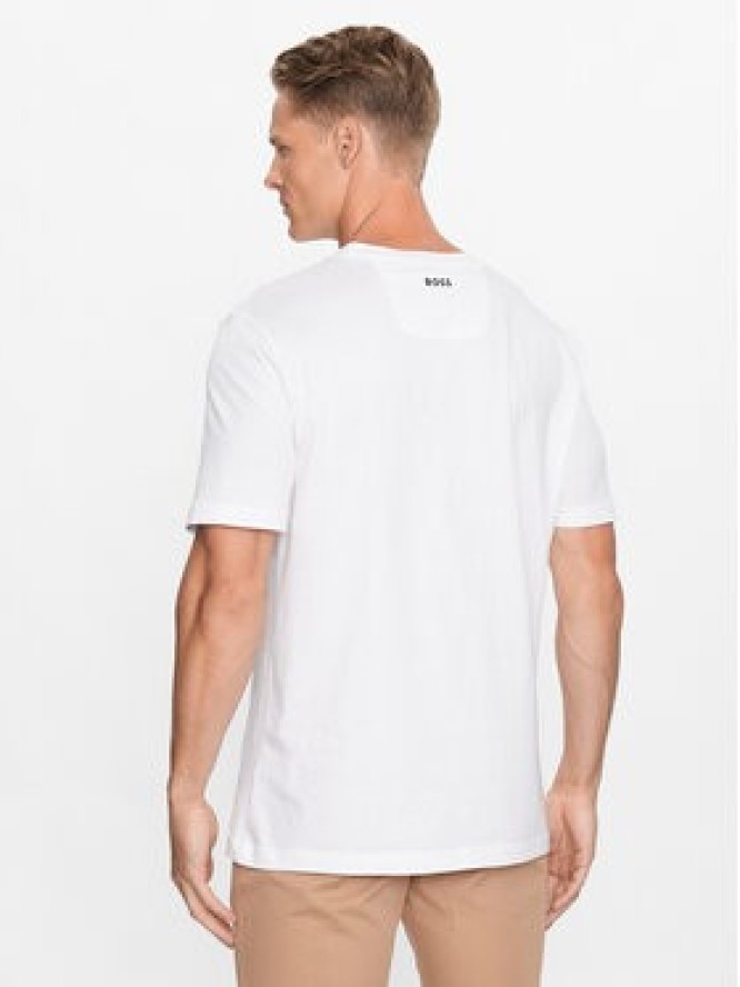 Boss T-Shirt 50494106 Biały Regular Fit