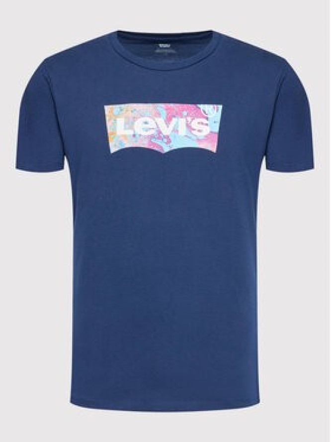 Levi's® T-Shirt Graphic Crewneck 22491-0454 Granatowy Regular Fit