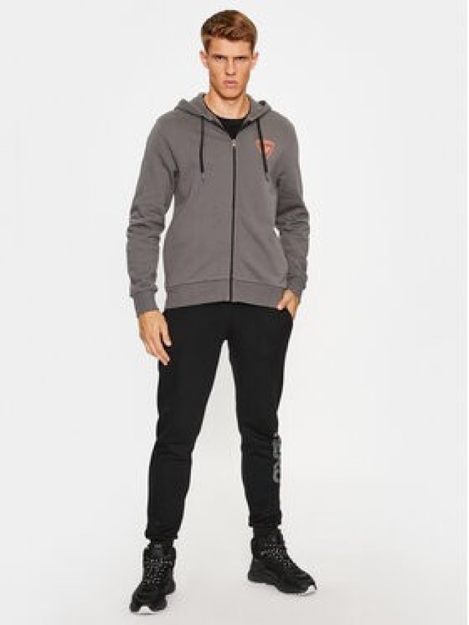 Rossignol Bluza Hero Fz Hoodie RLMMS10 Szary Regular Fit