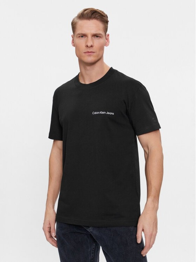 Calvin Klein Jeans T-Shirt Institutional J30J324671 Czarny Regular Fit