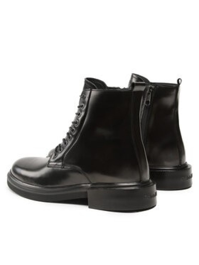 Calvin Klein Kozaki Lace Up Boot HM0HM01028 Czarny