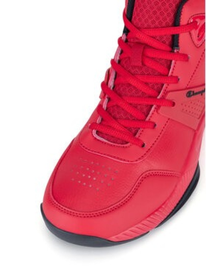 Champion Sneakersy ACADEMY MID CUT SHOE S22399-RS001 Czerwony