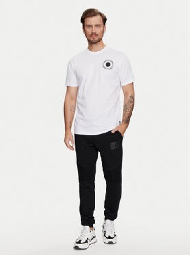 Plein Sport T-Shirt FADC MTK7542 STE003N Biały Slim Fit