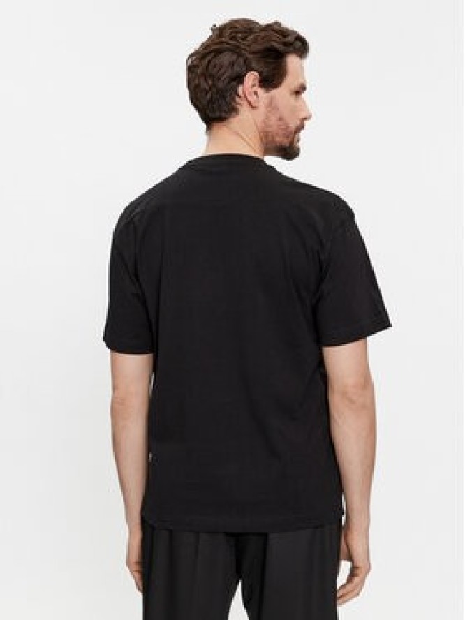 Calvin Klein T-Shirt Layered Gel Logo K10K111845 Czarny Regular Fit