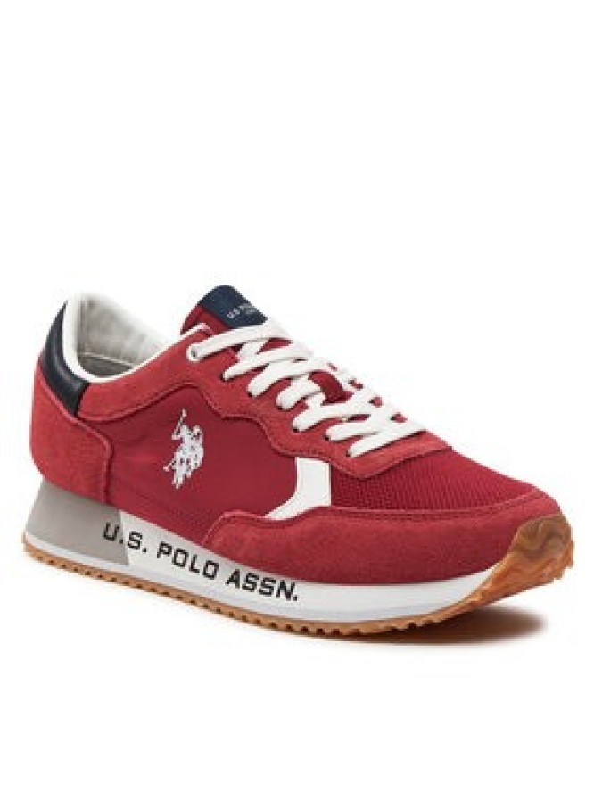 U.S. Polo Assn. Sneakersy CleeF006 CLEEF006/4TS1 Czerwony