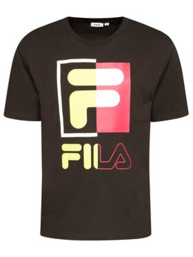 Fila T-Shirt Saku 687475 Czarny Regular Fit