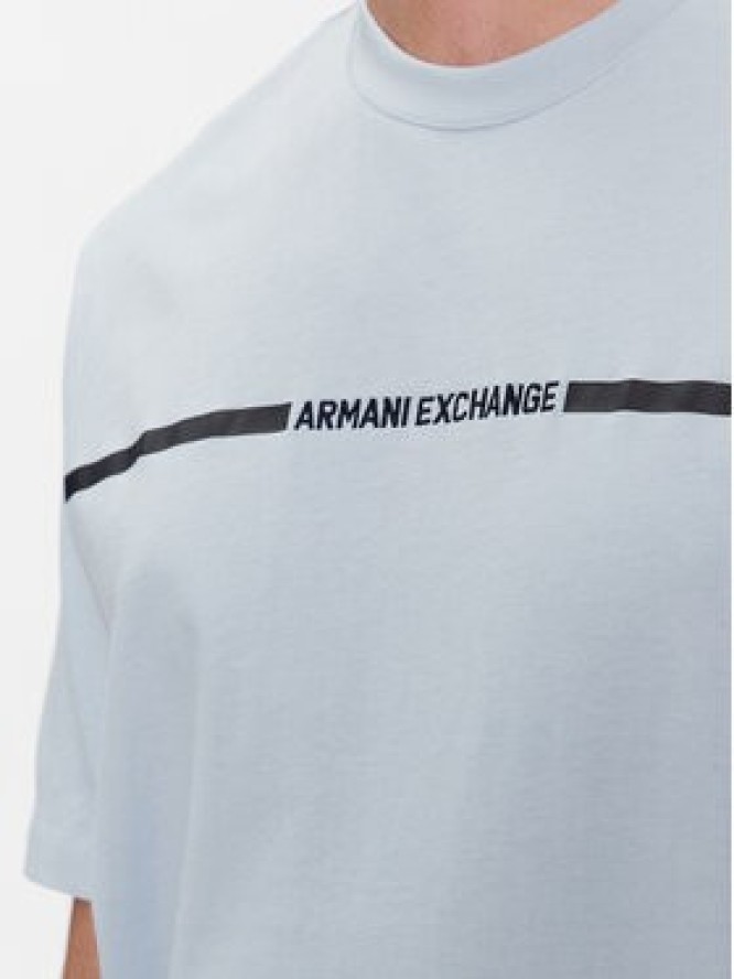 Armani Exchange T-Shirt 3DZTLG ZJ9JZ 15DB Niebieski Regular Fit