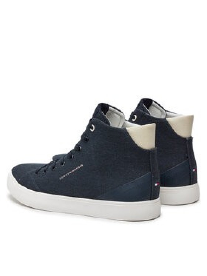 Tommy Hilfiger Tenisówki Th Hi Vulc Summer Cvs FM0FM05076 Granatowy