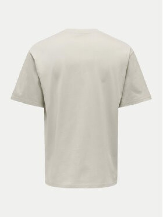 Only & Sons T-Shirt Fred 22022532 Beżowy Relaxed Fit