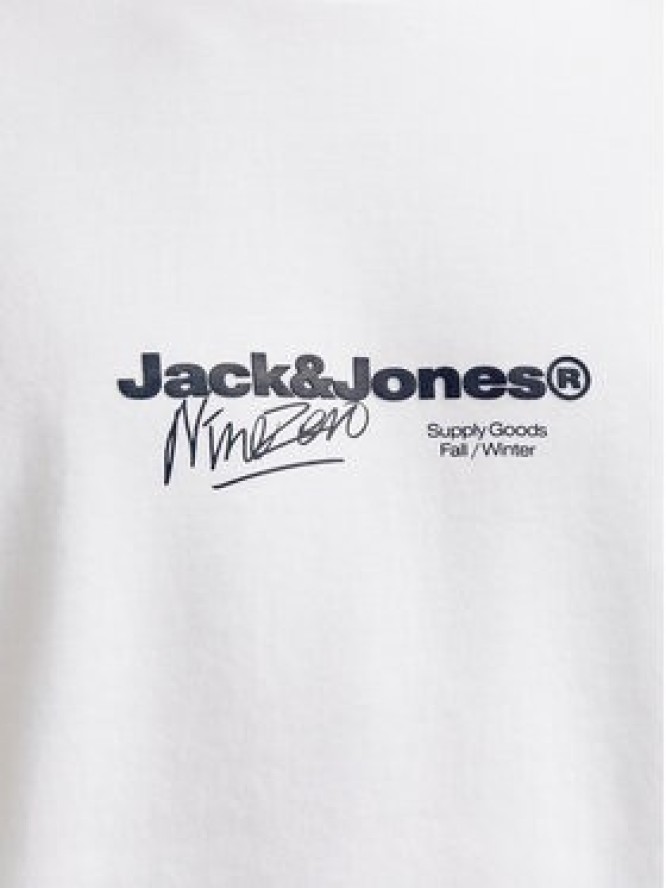 Jack&Jones Longsleeve Charlie 12265426 Biały Regular Fit