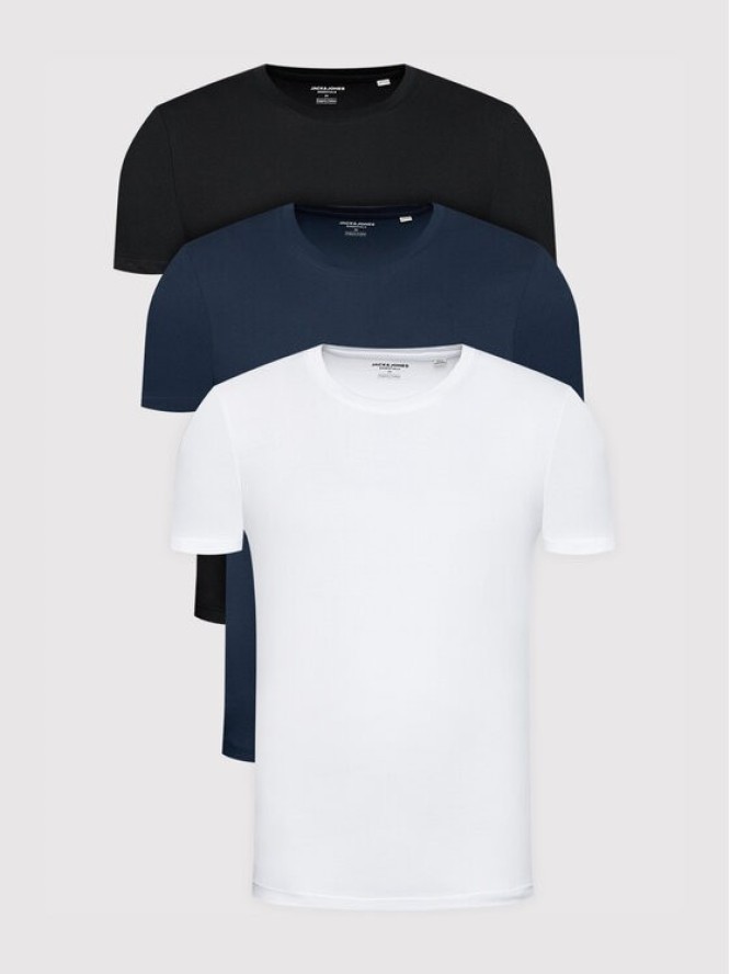 Jack&Jones Komplet 3 t-shirtów Organic Basic 12191759 Kolorowy Regular Fit