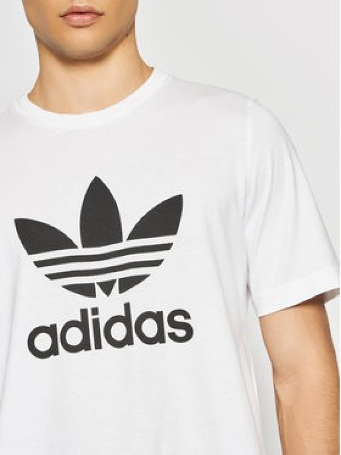 adidas T-Shirt adicolor Classics Trefoil H06644 Biały Regular Fit