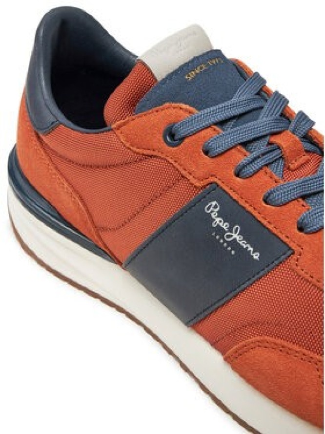 Pepe Jeans Sneakersy PMS60020 Brązowy