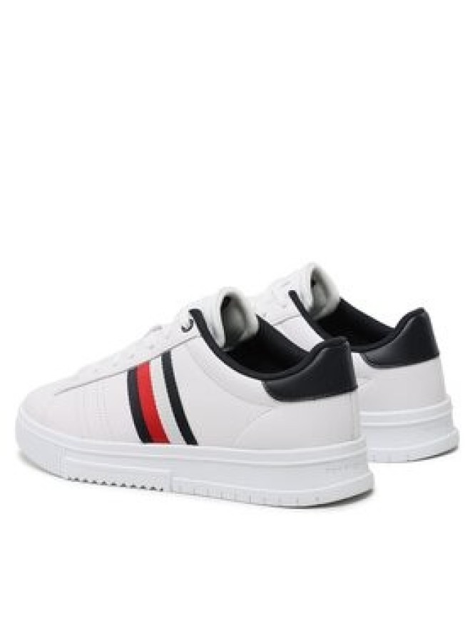 Tommy Hilfiger Sneakersy Supercup Leather FM0FM04706 Biały