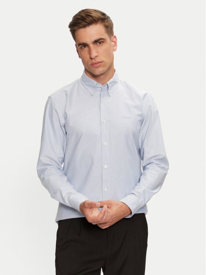 Boss Koszula H-Roan 50520265 Błękitny Slim Fit