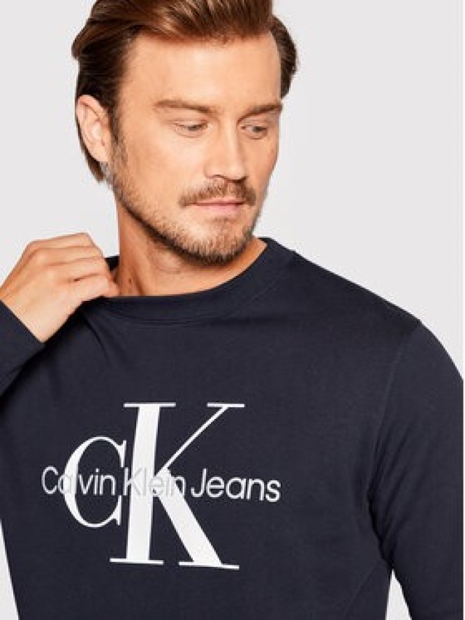 Calvin Klein Jeans Bluza J30J320933 Granatowy Regular Fit