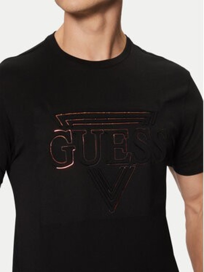 Guess T-Shirt M5RI62 K9RM1 Czarny Regular Fit