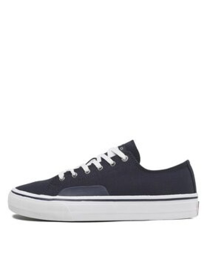 Tommy Jeans Tenisówki Skate Canvas Ess EM0EM01175 Granatowy