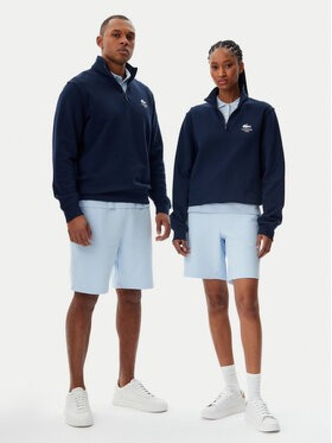 Lacoste Bluza Unisex SH2735 Granatowy Regular Fit