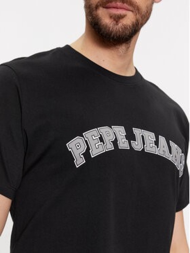 Pepe Jeans T-Shirt Clement PM509220 Czarny Regular Fit