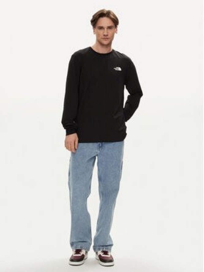 The North Face Longsleeve Easy NF0A87N8 Czarny Regular Fit