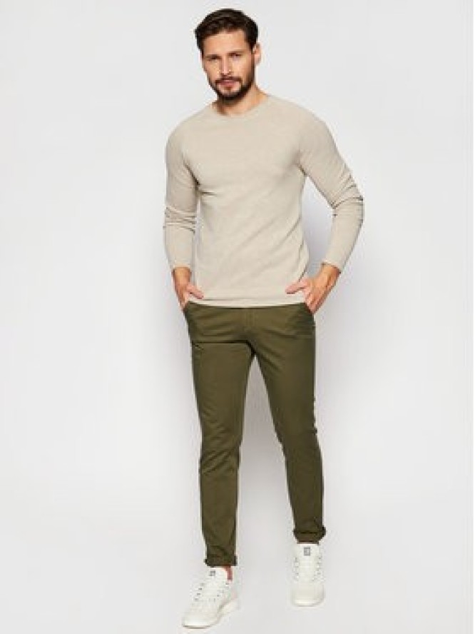 Jack&Jones Sweter Hill 12157321 Beżowy Regular Fit