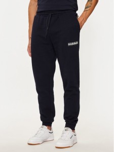 Napapijri Spodnie dresowe M-box Logo NP0A4I32 Granatowy Regular Fit