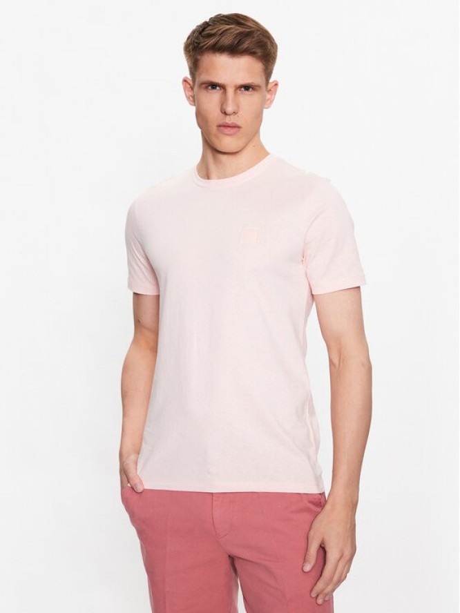 Boss T-Shirt 50472584 Różowy Relaxed Fit