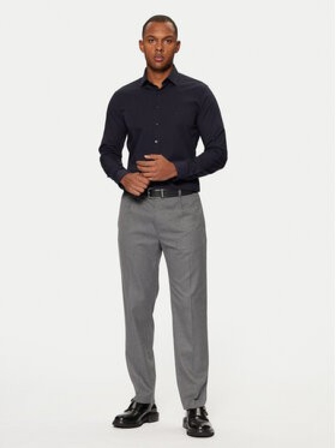 Calvin Klein Koszula K10K108229 Granatowy Slim Fit