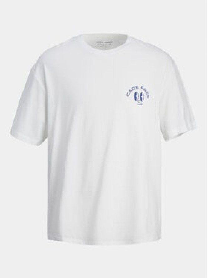 Jack&Jones T-Shirt Jorfrutti 12256926 Biały Wide Fit