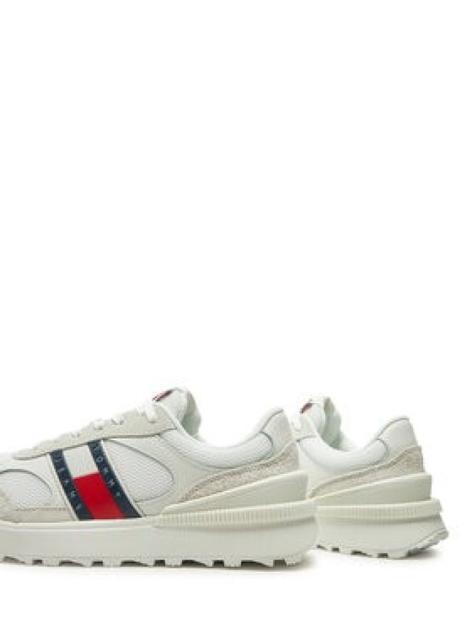 Tommy Jeans Sneakersy Tjm Technical Runner Ess EM0EM01537 Biały