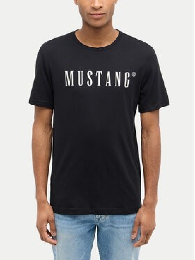 Mustang T-Shirt Austin 1014695 Czarny Regular Fit