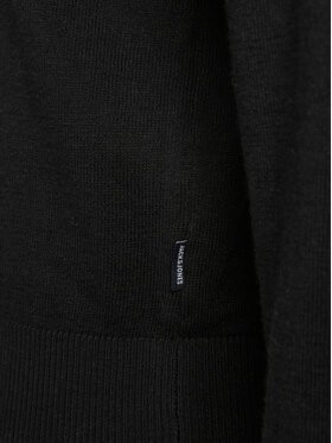 Jack&Jones Sweter Emil 12208365 Czarny Regular Fit