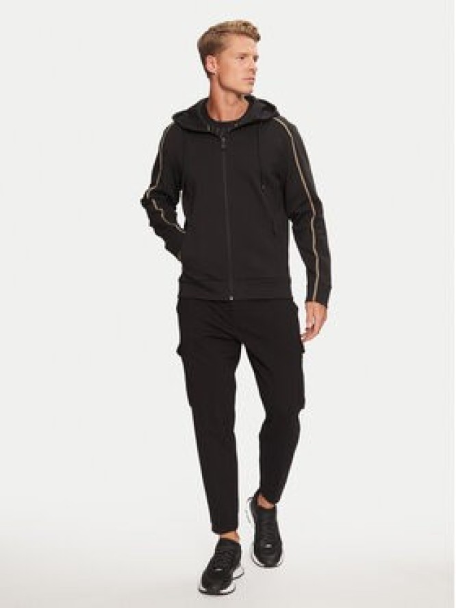 Boss Joggery Urbanex 50522626 Czarny Tapered Fit