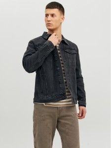 Jack&Jones Kurtka jeansowa Jean 12223613 Czarny Regular Fit