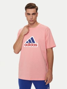 adidas T-Shirt Future Icons Badge of Sport IS8342 Różowy Loose Fit