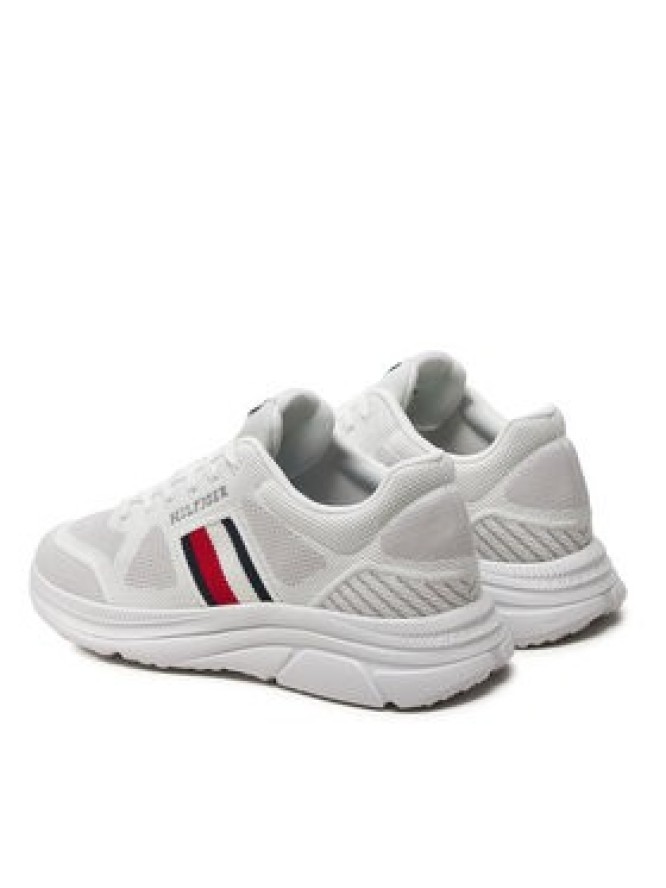 Tommy Hilfiger Sneakersy Modern Runner Knit Evo Ess FM0FM05245 Biały