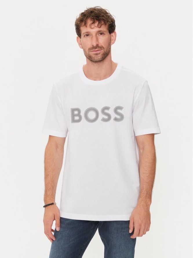 Boss T-Shirt Tee 1 50512866 Biały Regular Fit