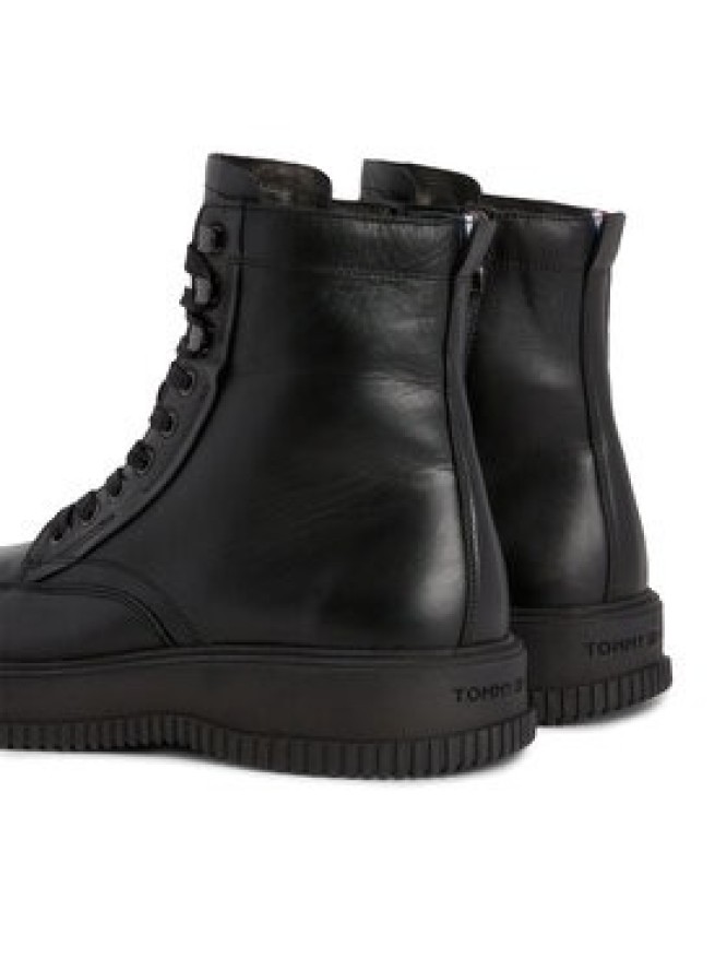 Tommy Hilfiger Kozaki Th Everyday Class Termo Lth Boot FM0FM04658 Czarny