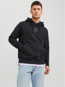 Jack&Jones Bluza Cosmo 12233979 Czarny Relaxed Fit