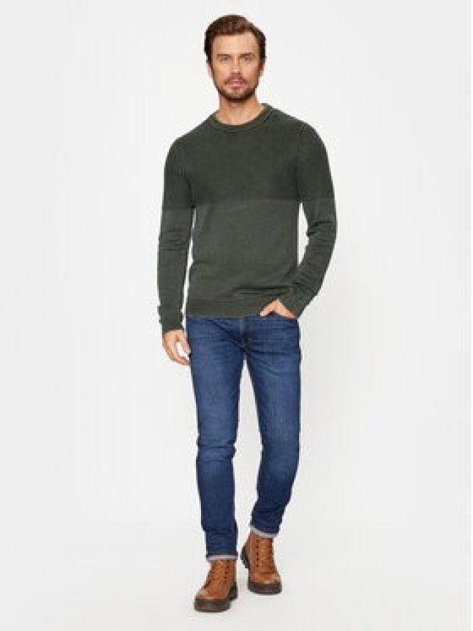 Jack&Jones Sweter 12236265 Zielony Regular Fit