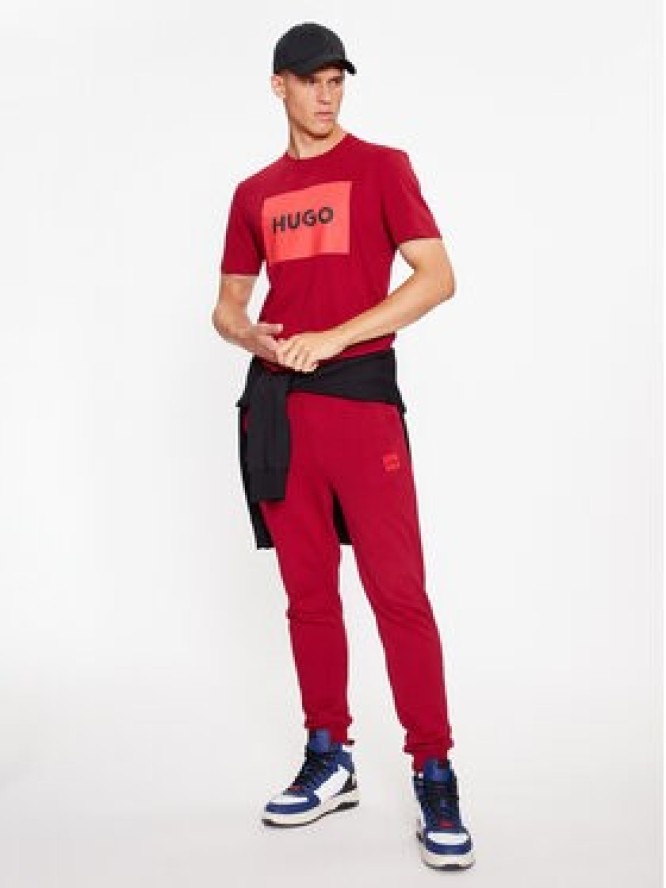 Hugo T-Shirt Dulive222 50467952 Czerwony Regular Fit