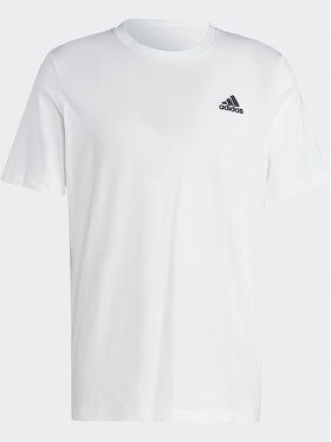 adidas T-Shirt Essentials Single Jersey Embroidered Small Logo T-Shirt IC9286 Biały Regular Fit