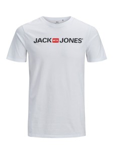 Jack & Jones Koszulka "JJECORP" w kolorze białym rozmiar: L